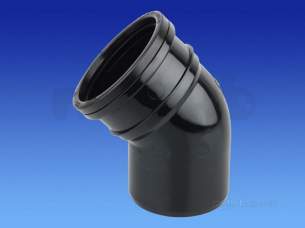 Osma Above Ground Drainage -  4s163w White Osma 45deg Bend 4s163 W