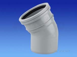 Osma Above Ground Drainage -  4s166g Grey Osma 110mm 105d Bend