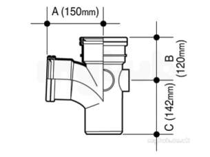 Osma Above Ground Drainage -  4s190w White Osma 110mm 87.5d S/branch