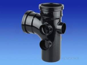 Osma Above Ground Drainage -  4s195b Osma Black 87.1/2deg Brch-5 Bosses