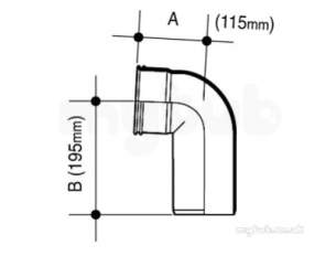 Osma Above Ground Drainage -  4s260e Olive Sw/s Long Tail Bend 87.5deg