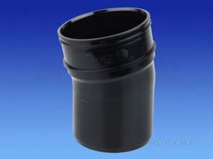 Osma Above Ground Drainage -  4s268b Blk Osma 110mm Sw/s Bnd 11.1/4deg