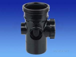 Osma Above Ground Drainage -  3s274b Black Osma Access Pipe 3s274 B