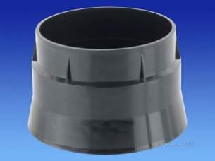 Osma Above Ground Drainage -  4s300b Black Osma 110mm Weathering Collr