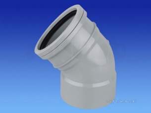 Osma Above Ground Drainage -  4s363g Grey Osma 4 Inch 45d Solvnt Sckt Bend