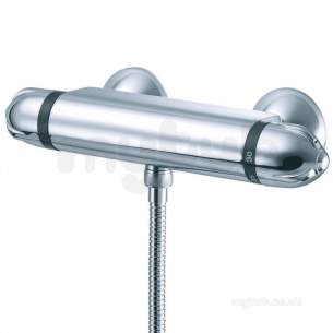 Francis Pegler Brassware -  Mimo Thermostatic Bar Shower Valve