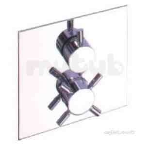 Francis Pegler Brassware -  Mizar Concealed Thermo Dc Shower Vlv