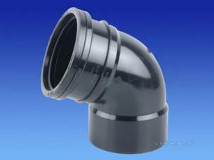 Osma Above Ground Drainage -  4s440w White Osma 100mm Off Bend Top