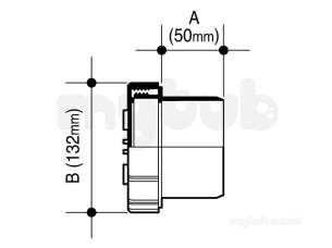 Osma Above Ground Drainage -  4s492b Black Osma 110mm Sw/s Access Plug