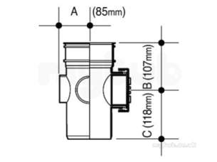 Osma Above Ground Drainage -  4s574e Olive Osma Sw/s Bossd Access Pipe