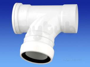 Osma Above Ground Drainage -  4s601w White Osma 110mm Str.manifold Brh