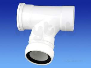 Osma Above Ground Drainage -  4s605w Whte Osma 110mm 30.5d Left Hand Mnfld Br