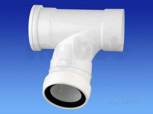 Osma Above Ground Drainage -  4s606w White Osma 110mm 38d Left Hand Mnfld Br