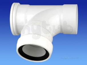 Osma Above Ground Drainage -  4s613w Whte Osma 110mm 15.5d Right Hand Mnfld Br