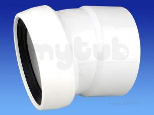 Osma Above Ground Drainage -  4s712w White Osma 110mm Wc Connector