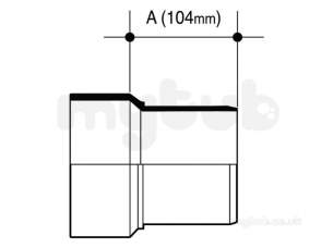 Wavin Certus Products -  110mm P/e Wc Conn Straight Cwc731w