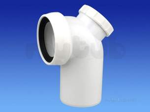 Osma Above Ground Drainage -  4s761w White Osma 110mm Wc Conn 4s761 W