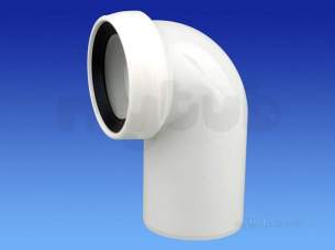 Osma Above Ground Drainage -  4s771w White Osma 110mm Wc Connector