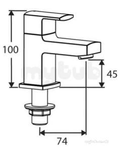 Francis Pegler Brassware -  Pegler Yorkshire Manta Basin Pillar Taps