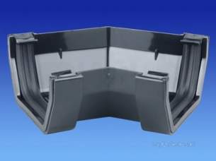 Osma Above Ground Drainage -  4t804w White Osma 4 Inch X135d Angle Sq Line