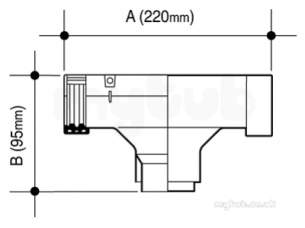 Osma Above Ground Drainage -  4t806b Black Osma 4 Inch Outlet Sq Line