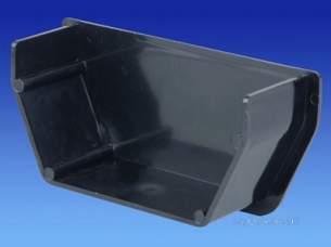 Osma Above Ground Drainage -  4t810w White Osma 4 Inch Stop-end Int Sq Line