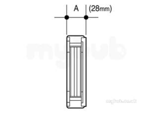 Osma Above Ground Drainage -  4t811n Brown Osma 4 Inch Stopend Ext Sq Line