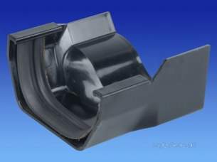 Osma Above Ground Drainage -  4t814b Black Osma 4 Inch Union Sq Line
