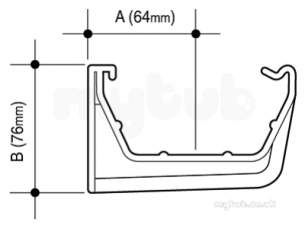 Osma Above Ground Drainage -  4t819n Brown Osma 4 Inch Gutter Support Brkt