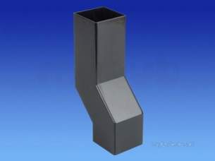 Osma Above Ground Drainage -  4t838b Black Osma 2 1/4 Inch Wall Offset