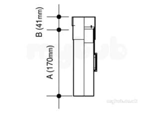Osma Above Ground Drainage -  4t855n Brown Osma 2 1/4 Inch Access Pipe