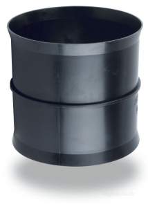 Twinwall Pipe and Fittings -  Wavin 100mm D/s Coupler 4tw205