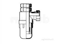 Osma Above Ground Drainage -  4v808w Adjustable Bottle Trap 75mm Seal