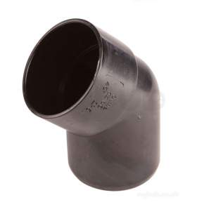 Osma Above Ground Drainage -  4z263b 32mm Spigot Bend 135deg Black