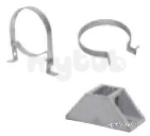 Polypipe Soil -  Polypipe Pipe Clip Metal 3in/82mm Shb31