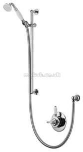 Aqualisa Showers -  Aqualisa Aquatique 500.00 Semi-recessed Valve Chrome Plated