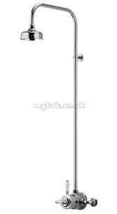 Aqualisa Showers -  Aqualisa 551.01 Aquatique 5 Inch Fixed Head Chrome Plated