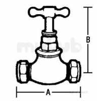 Prestex Stopcocks Gate and Check Valves -  Prestex 59 Bs1010 Brass Stopcock 22