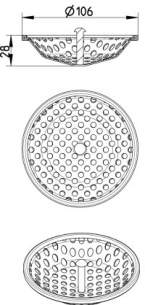 Blucher Drainage -  Blucher Filter Basket For 2-part Trap 502.000.000 S
