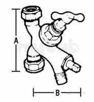 Prestex Stopcocks Gate and Check Valves -  Prestex 69 Bs1010 Brass Stop And Drain 15