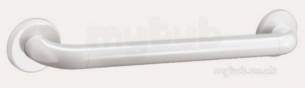 Delabie Grab and Hand Rails -  Delabie Grab Bar 32 L400 White Nylon