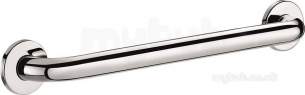 Delabie Grab and Hand Rails -  Delabie Grab Bar 32 L400 Polished Stainless Steel