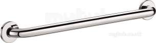 Delabie Grab and Hand Rails -  Delabie Grab Bar 32 L600 Polished Stainless Steel