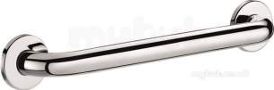 Delabie Grab and Hand Rails -  Delabie Grab Bar 32 L300 Stainless Steel Satin Finish