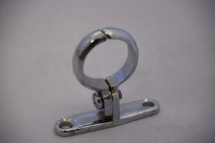 Pipe Brackets Copper brass cp and Plastic -  Euro 22mm Chrome Plated Screw On Bracket So22cp