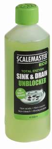 Chemicals -  Eco Sink And Drain Unblocker - Total Enzyme Scalemaster 500ml