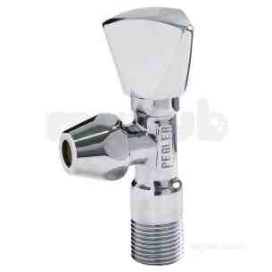 Prestex Stopcocks Gate and Check Valves -  Prestex 77 Chrome Plated Angle Stop Vlve Tw 1/2x1/2