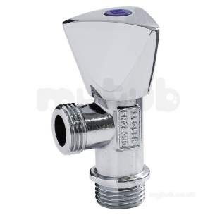 Prestex Stopcocks Gate and Check Valves -  Pegler Yorkshire Prestex 79 Chrome Plated Angle Valve 1/2