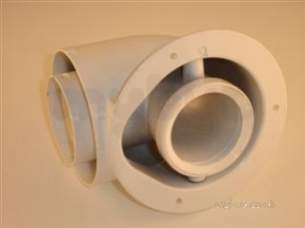 Potterton Boiler Spares -  Potterton 5101816 Elbow Flue Assy