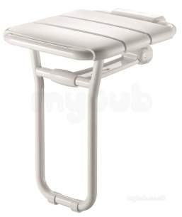 Delabie Showers -  Delabie Alu Lift-up Shower Seat With Leg